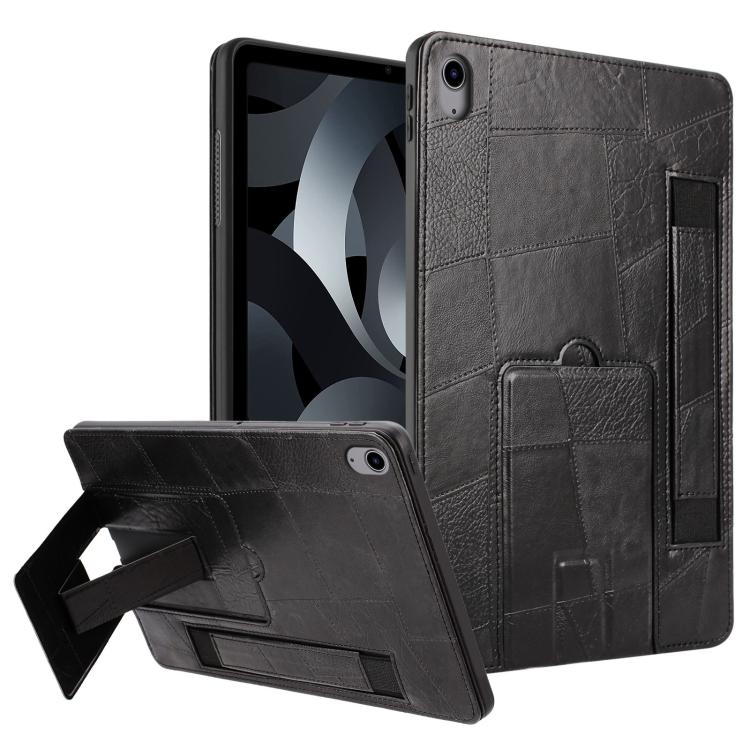 Wristband Retro Vegan Leather Back Tablet Case with Holder, For iPad Air 13 2026 / 2025 / 2024, For iPad Air 2026 / 2025 / 2024, For iPad Pro 13 2025 / 2024, For iPad Pro 11 2025 / 2024, For iPad 2025 / 2022, For iPad mini 2024 / mini 6                ...