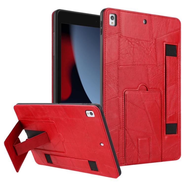 Wristband Retro Vegan Leather Back Tablet Case with Holder, For iPad Air 13 2026 / 2025 / 2024, For iPad Air 2026 / 2025 / 2024, For iPad Pro 13 2025 / 2024, For iPad Pro 11 2025 / 2024, For iPad 2025 / 2022, For iPad mini 2024 / mini 6                ...