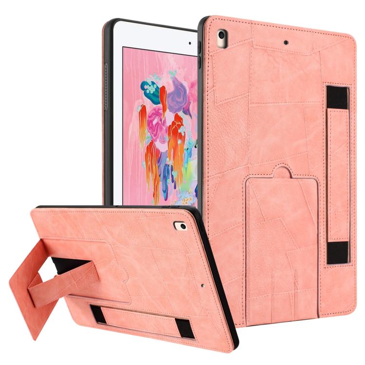 Wristband Retro Vegan Leather Back Tablet Case with Holder, For iPad Air 13 2026 / 2025 / 2024, For iPad Air 2026 / 2025 / 2024, For iPad Pro 13 2025 / 2024, For iPad Pro 11 2025 / 2024, For iPad 2025 / 2022, For iPad mini 2024 / mini 6                ...