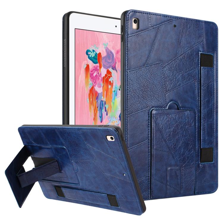 Wristband Retro Vegan Leather Back Tablet Case with Holder, For iPad Air 13 2026 / 2025 / 2024, For iPad Air 2026 / 2025 / 2024, For iPad Pro 13 2025 / 2024, For iPad Pro 11 2025 / 2024, For iPad 2025 / 2022, For iPad mini 2024 / mini 6                ...