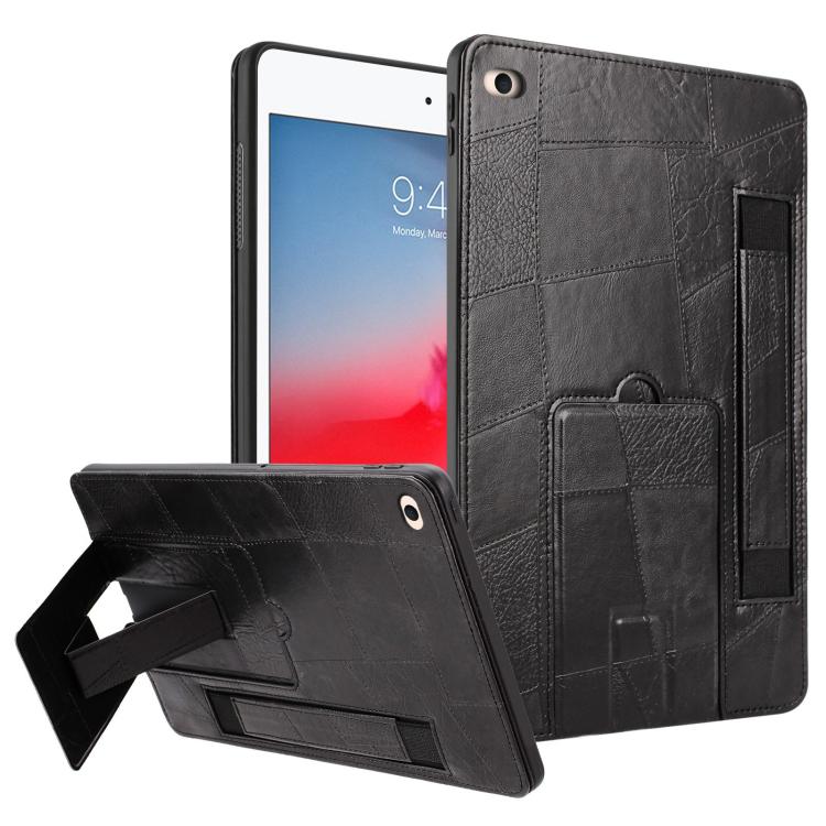 Wristband Retro Vegan Leather Back Tablet Case with Holder, For iPad Air 13 2026 / 2025 / 2024, For iPad Air 2026 / 2025 / 2024, For iPad Pro 13 2025 / 2024, For iPad Pro 11 2025 / 2024, For iPad 2025 / 2022, For iPad mini 2024 / mini 6                ...