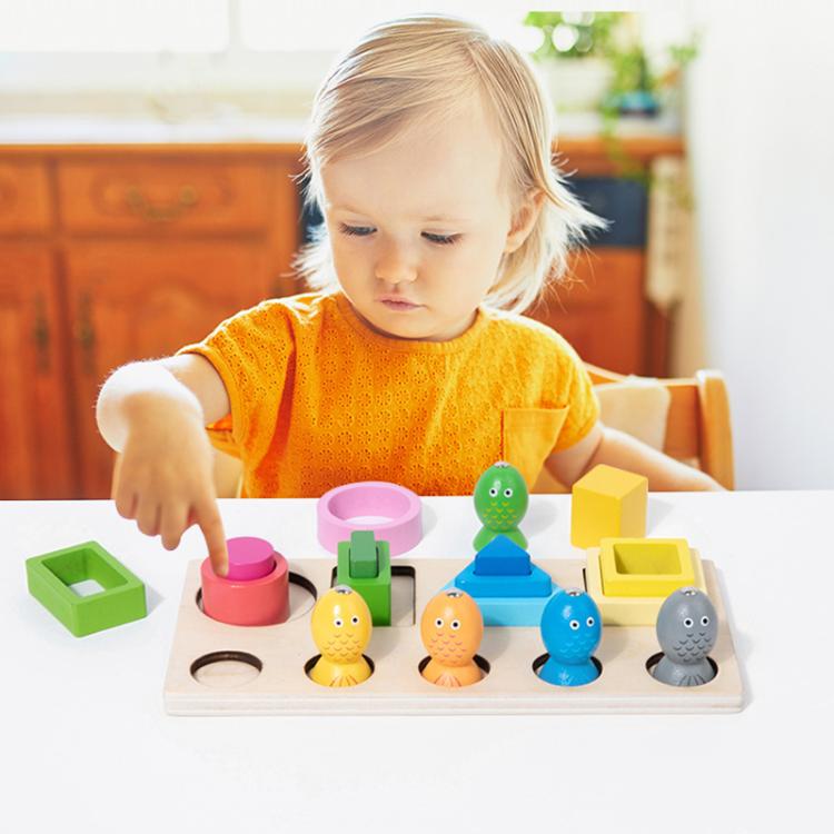 Children Wooden Magnetic Fishing Game Early Education Shape Matching Toys, 5 Shape, 4 Shape with Fishing, 6 Shape with Fishing, Butterfly