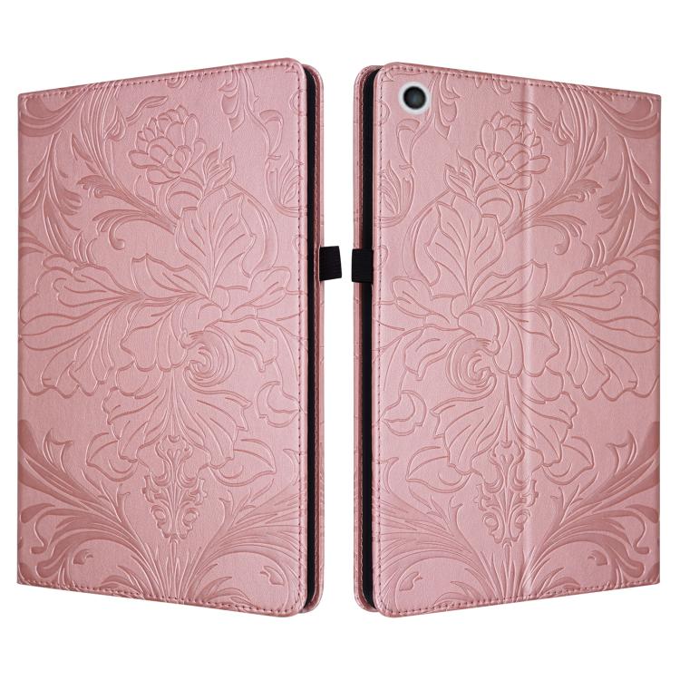 Floral Embossed Pattern Vegan Leather Tablet Case with Sleep/Wake-up, For iPad Air 13 2026/2025/2024, For iPad Air 11 2024/2025/2026, For iPad Pro 11 2024 / 2025, For iPad 2025 / 2022, For iPad mini 6 / mini 2024, For iPad 10.2 2019/2020/2021          ...