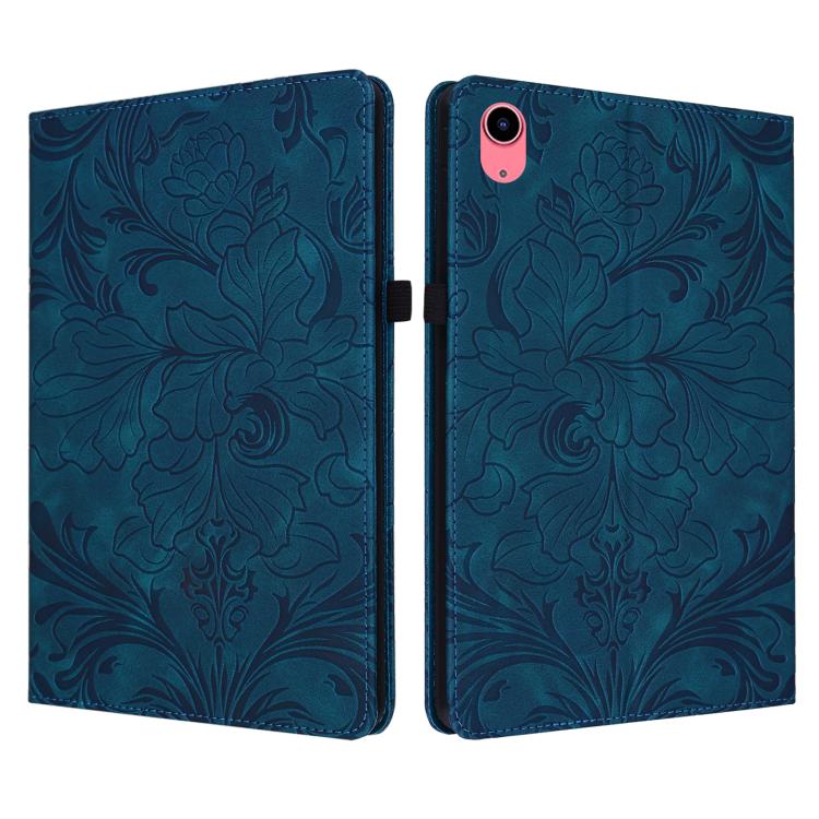 Floral Embossed Pattern Vegan Leather Tablet Case with Sleep/Wake-up, For iPad Air 13 2026/2025/2024, For iPad Air 11 2024/2025/2026, For iPad Pro 11 2024 / 2025, For iPad 2025 / 2022, For iPad mini 6 / mini 2024, For iPad 10.2 2019/2020/2021          ...