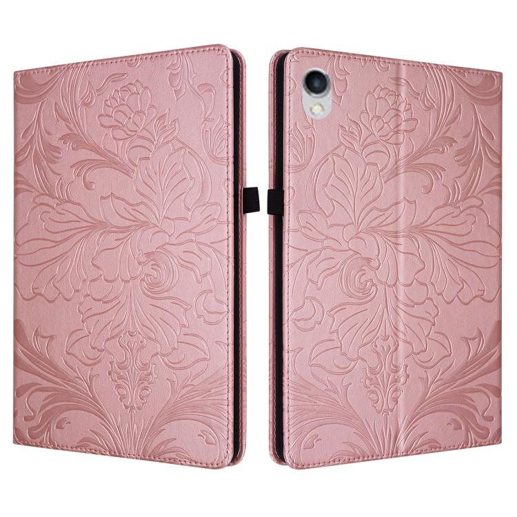 Floral Embossed Pattern Vegan Leather Tablet Case with Sleep/Wake-up, For iPad Air 13 2026/2025/2024, For iPad Air 11 2024/2025/2026, For iPad Pro 11 2024 / 2025, For iPad 2025 / 2022, For iPad mini 6 / mini 2024, For iPad 10.2 2019/2020/2021          ...