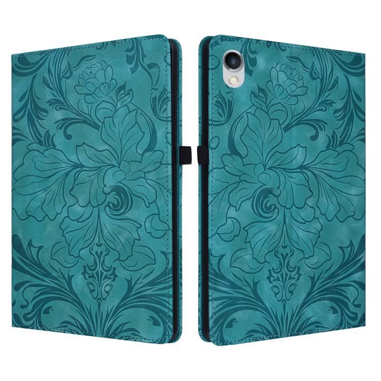 Floral Embossed Pattern Vegan Leather Tablet Case with Sleep/Wake-up, For iPad Air 13 2026/2025/2024, For iPad Air 11 2024/2025/2026, For iPad Pro 11 2024 / 2025, For iPad 2025 / 2022, For iPad mini 6 / mini 2024, For iPad 10.2 2019/2020/2021          ...