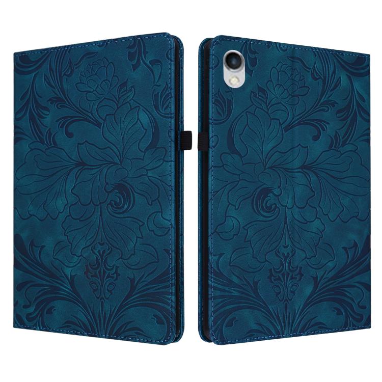 Floral Embossed Pattern Vegan Leather Tablet Case with Sleep/Wake-up, For iPad Air 13 2026/2025/2024, For iPad Air 11 2024/2025/2026, For iPad Pro 11 2024 / 2025, For iPad 2025 / 2022, For iPad mini 6 / mini 2024, For iPad 10.2 2019/2020/2021          ...