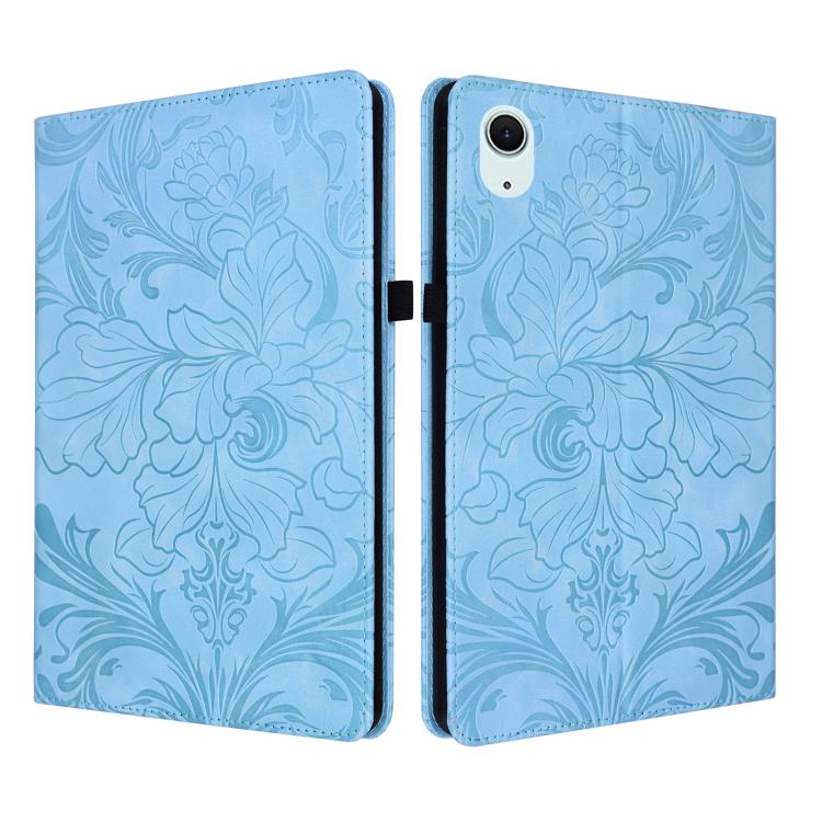 Floral Embossed Pattern Vegan Leather Tablet Case with Sleep/Wake-up, For iPad Air 13 2026/2025/2024, For iPad Air 11 2024/2025/2026, For iPad Pro 11 2024 / 2025, For iPad 2025 / 2022, For iPad mini 6 / mini 2024, For iPad 10.2 2019/2020/2021          ...