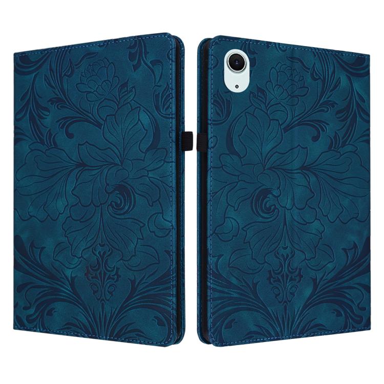Floral Embossed Pattern Vegan Leather Tablet Case with Sleep/Wake-up, For iPad Air 13 2026/2025/2024, For iPad Air 11 2024/2025/2026, For iPad Pro 11 2024 / 2025, For iPad 2025 / 2022, For iPad mini 6 / mini 2024, For iPad 10.2 2019/2020/2021          ...