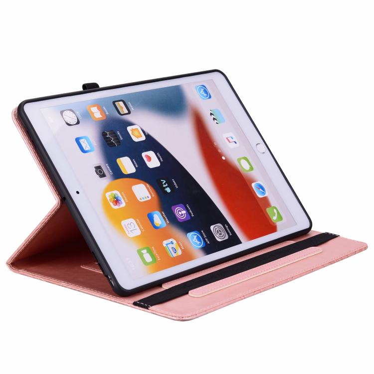 Floral Embossed Pattern Vegan Leather Tablet Case with Sleep/Wake-up, For iPad Air 13 2026/2025/2024, For iPad Air 11 2024/2025/2026, For iPad Pro 11 2024 / 2025, For iPad 2025 / 2022, For iPad mini 6 / mini 2024, For iPad 10.2 2019/2020/2021          ...