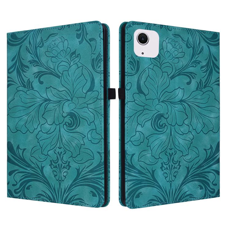 Floral Embossed Pattern Vegan Leather Tablet Case with Sleep/Wake-up, For iPad Air 13 2026/2025/2024, For iPad Air 11 2024/2025/2026, For iPad Pro 11 2024 / 2025, For iPad 2025 / 2022, For iPad mini 6 / mini 2024, For iPad 10.2 2019/2020/2021          ...
