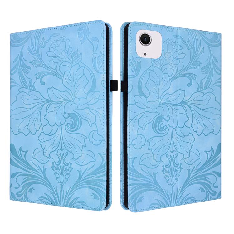 Floral Embossed Pattern Vegan Leather Tablet Case with Sleep/Wake-up, For iPad Air 13 2026/2025/2024, For iPad Air 11 2024/2025/2026, For iPad Pro 11 2024 / 2025, For iPad 2025 / 2022, For iPad mini 6 / mini 2024, For iPad 10.2 2019/2020/2021          ...
