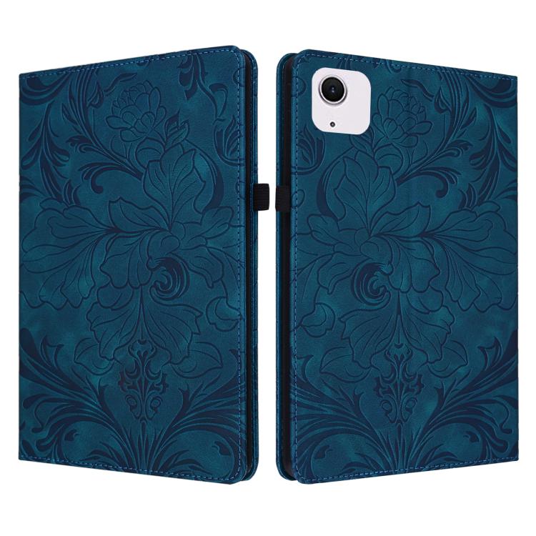 Floral Embossed Pattern Vegan Leather Tablet Case with Sleep/Wake-up, For iPad Air 13 2026/2025/2024, For iPad Air 11 2024/2025/2026, For iPad Pro 11 2024 / 2025, For iPad 2025 / 2022, For iPad mini 6 / mini 2024, For iPad 10.2 2019/2020/2021          ...