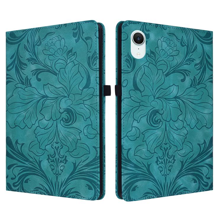 Floral Embossed Pattern Vegan Leather Tablet Case with Sleep/Wake-up, For iPad Air 13 2026/2025/2024, For iPad Air 11 2024/2025/2026, For iPad Pro 11 2024 / 2025, For iPad 2025 / 2022, For iPad mini 6 / mini 2024, For iPad 10.2 2019/2020/2021          ...