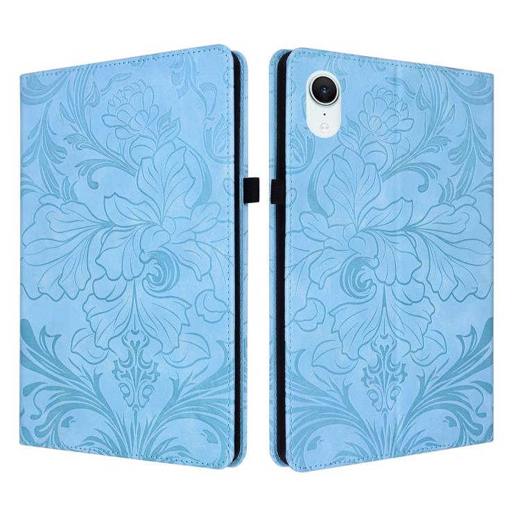 Floral Embossed Pattern Vegan Leather Tablet Case with Sleep/Wake-up, For iPad Air 13 2026/2025/2024, For iPad Air 11 2024/2025/2026, For iPad Pro 11 2024 / 2025, For iPad 2025 / 2022, For iPad mini 6 / mini 2024, For iPad 10.2 2019/2020/2021          ...