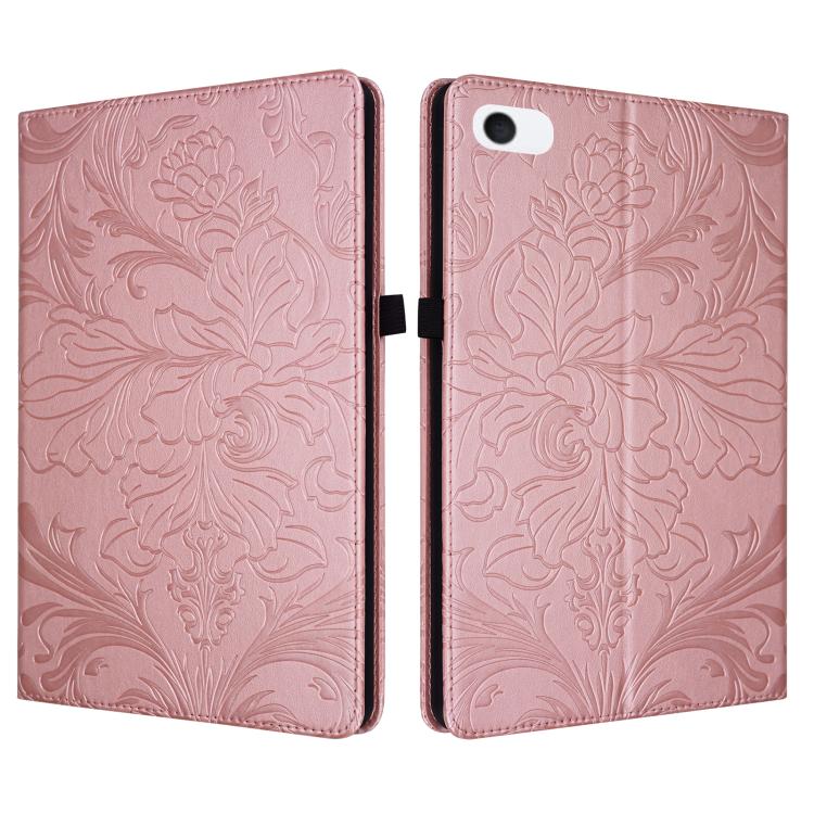 Floral Embossed Pattern Vegan Leather Tablet Case with Sleep/Wake-up, For iPad Air 13 2026/2025/2024, For iPad Air 11 2024/2025/2026, For iPad Pro 11 2024 / 2025, For iPad 2025 / 2022, For iPad mini 6 / mini 2024, For iPad 10.2 2019/2020/2021          ...