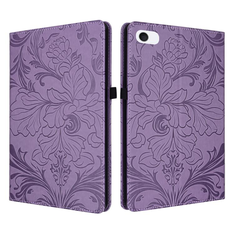 Floral Embossed Pattern Vegan Leather Tablet Case with Sleep/Wake-up, For iPad Air 13 2026/2025/2024, For iPad Air 11 2024/2025/2026, For iPad Pro 11 2024 / 2025, For iPad 2025 / 2022, For iPad mini 6 / mini 2024, For iPad 10.2 2019/2020/2021          ...
