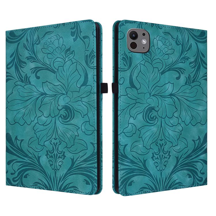Floral Embossed Pattern Vegan Leather Tablet Case with Sleep/Wake-up, For iPad Air 13 2026/2025/2024, For iPad Air 11 2024/2025/2026, For iPad Pro 11 2024 / 2025, For iPad 2025 / 2022, For iPad mini 6 / mini 2024, For iPad 10.2 2019/2020/2021          ...
