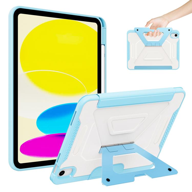 Tri-fold Pivot Holder Flip Vegan Leather Tablet Case with Pen Slot, For iPad Air 11 2026 / 2025 / 2024, For iPad 2025 / 2022
