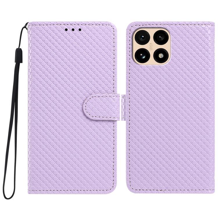 Mirrored Buckle Vegan Leather Phone Case with Small Black Cord, For Xiaomi 15T Pro 5G, For Xiaomi 15T 5G, For Xiaomi 15S Pro, For Xiaomi 15 Ultra