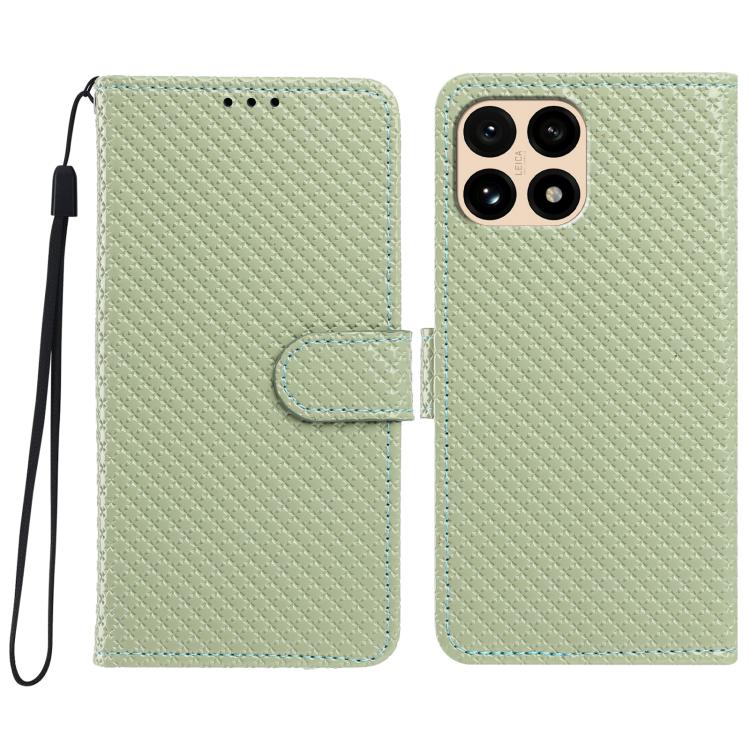 Mirrored Buckle Vegan Leather Phone Case with Small Black Cord, For Xiaomi 15T Pro 5G, For Xiaomi 15T 5G, For Xiaomi 15S Pro, For Xiaomi 15 Ultra