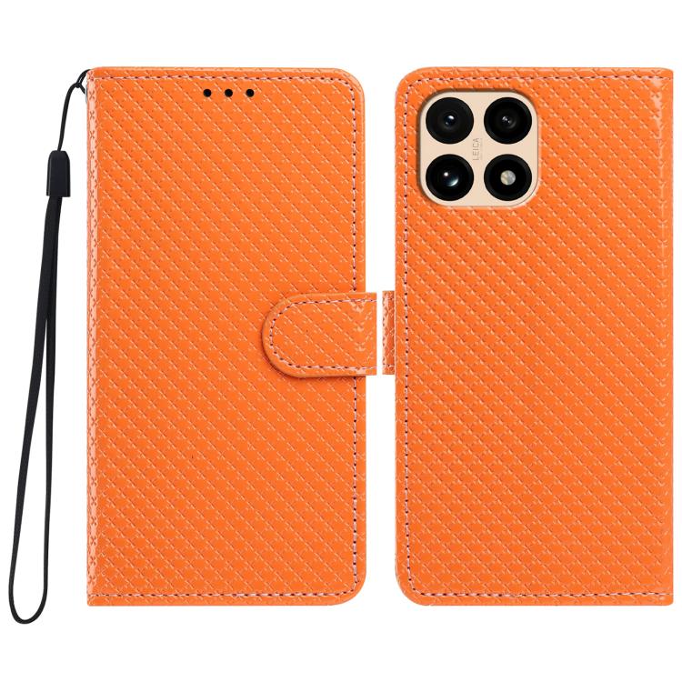 Mirrored Buckle Vegan Leather Phone Case with Small Black Cord, For Xiaomi 15T Pro 5G, For Xiaomi 15T 5G, For Xiaomi 15S Pro, For Xiaomi 15 Ultra