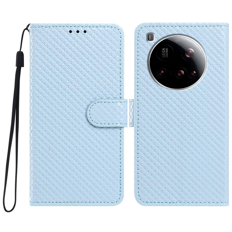 Mirrored Buckle Vegan Leather Phone Case with Small Black Cord, For Xiaomi 15T Pro 5G, For Xiaomi 15T 5G, For Xiaomi 15S Pro, For Xiaomi 15 Ultra