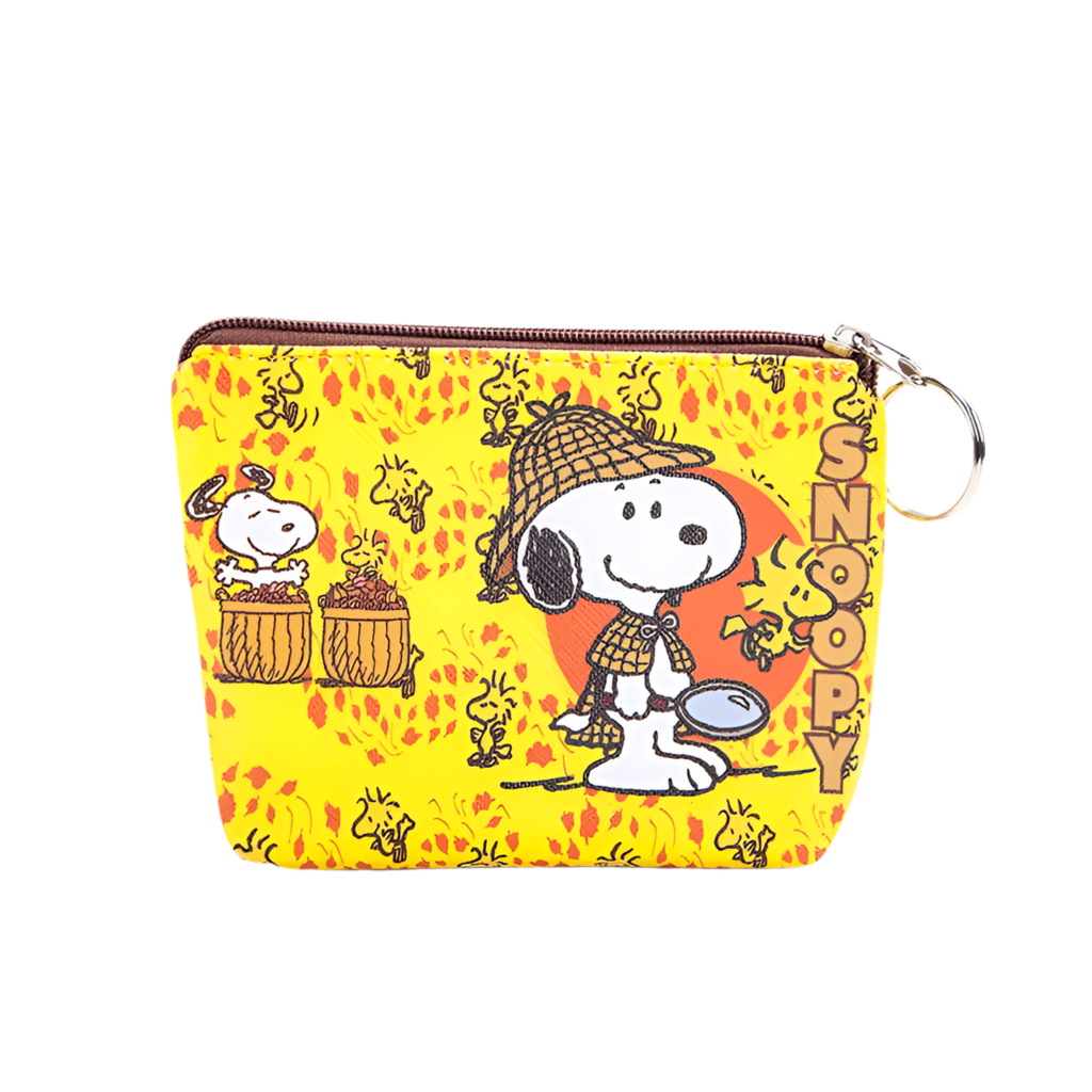Hemasa Hello Kitty Purse Coin Purses Cartoon Printed PU Melody Cute Wallet Bag Keychains Storage Bag Sanrio Kuromi Kawaii Mini Pouch