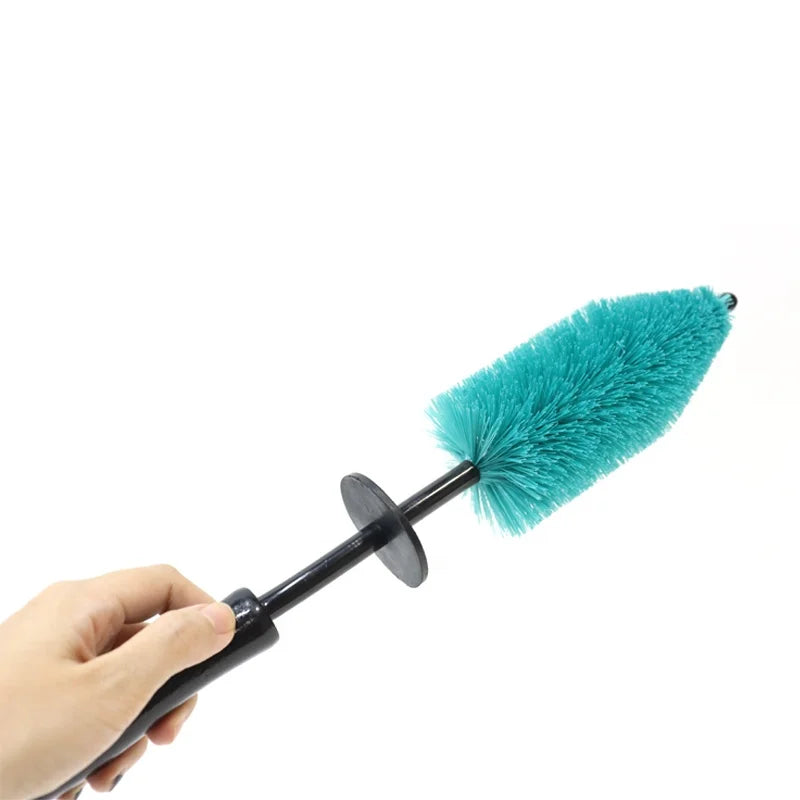 Tejesa 15/18''Car Wash Brush Kit Soft Microfiber Auto Care Cleaning Detailing Products For Car Motorcycle Rim Wheel Hub Engine