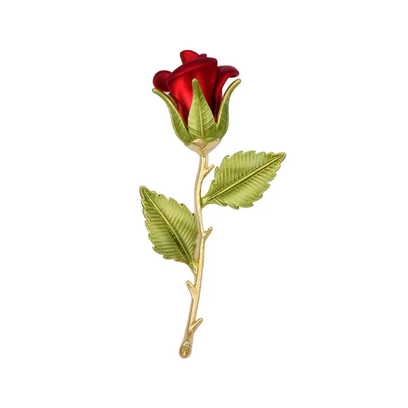 little rose flower vintage brooch women clothing flower accessories brooches party holiday gift