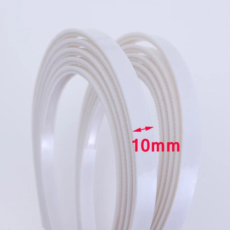 10pcs/lot 8mm /10mm Wide Teeth Hairbands  Girls Plastic Headbands Lady Jewelry Findings Diy Tools White Black  Hair Accessory