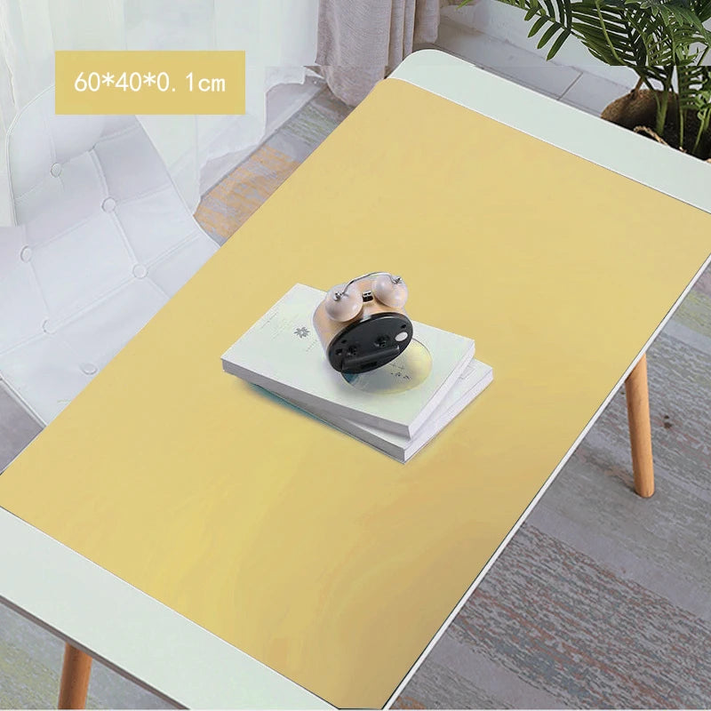 Tejesa 60*40cm  Large Size Silicone Placemat Heat Insulation Cup Pad Tablecloth Table Mat Non-Slip Bowl Cup Coaster Kitchen Accessories