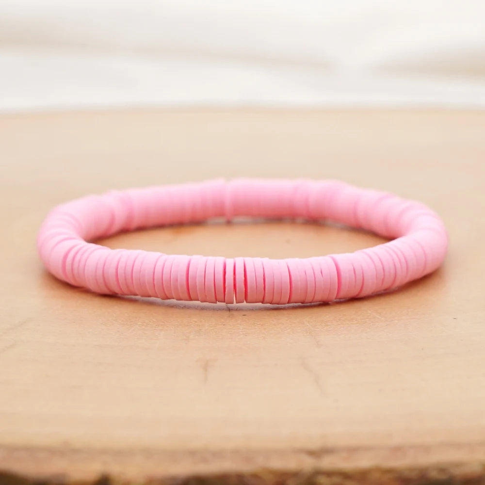 Hemasa  Polymer Clay Bracelets Pure Handmade Bead Boho Bracelet for Man and Woman Cheap Items and Free Shipping