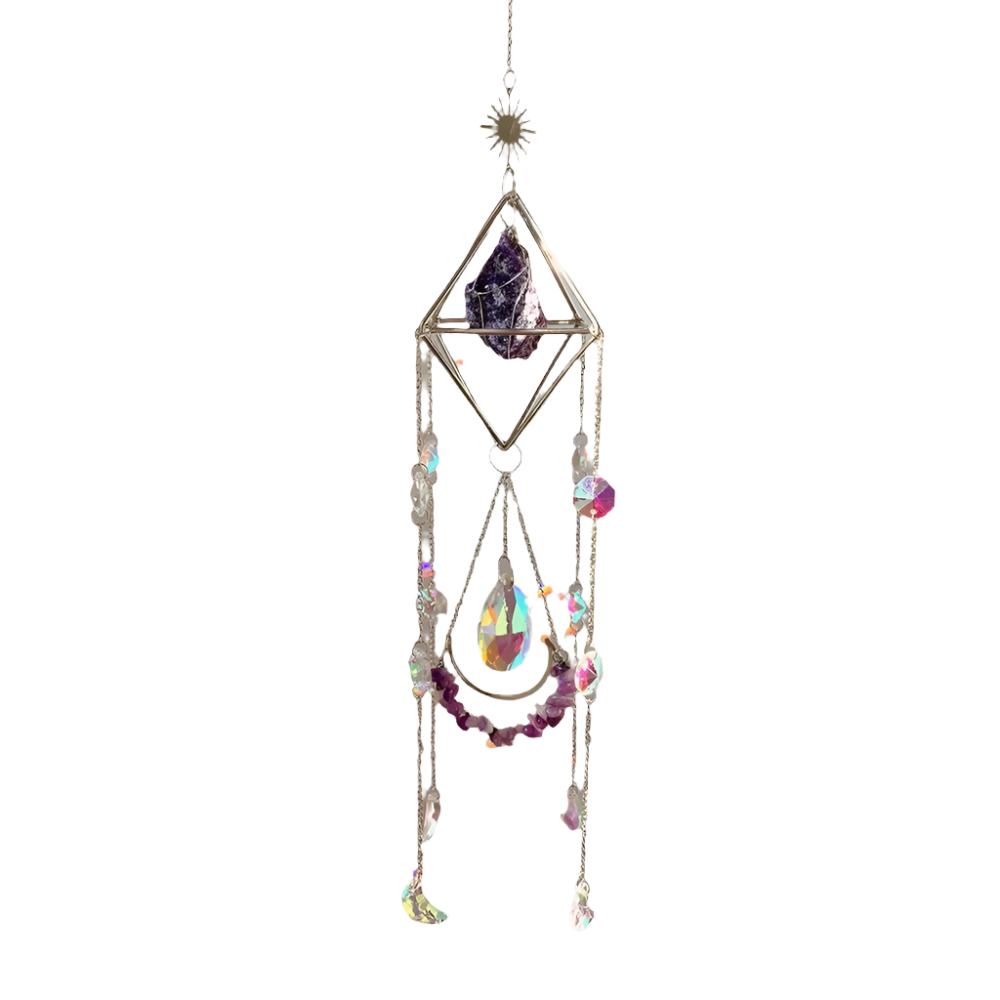 Hemasa  crystal handmade hanging sun catcher crystal sun catchers hanging prism