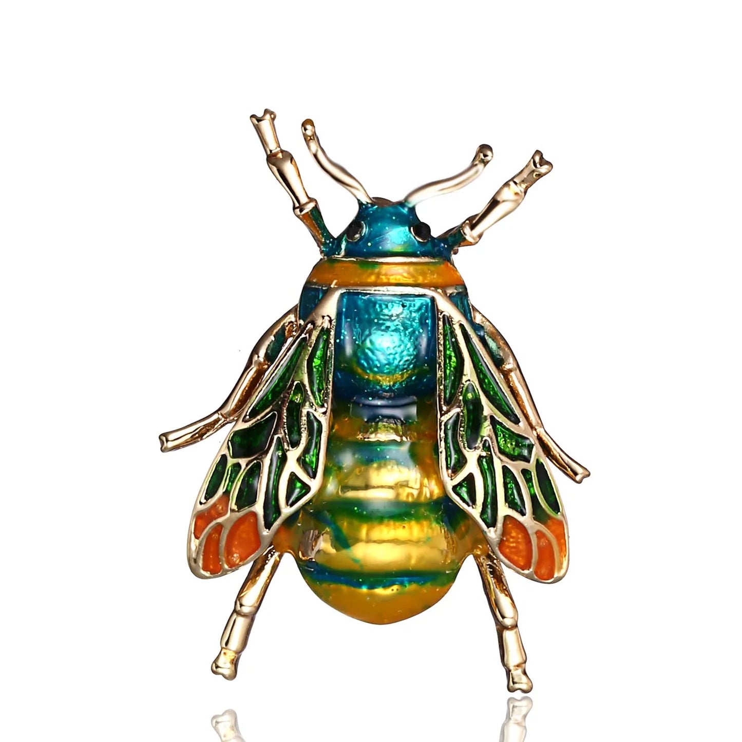Classic Vintage Bee Brooch Insect Brooches For Women Metal Pins Banquet Party Suit Coat Cap Accessories Fall Winter Unique Gif