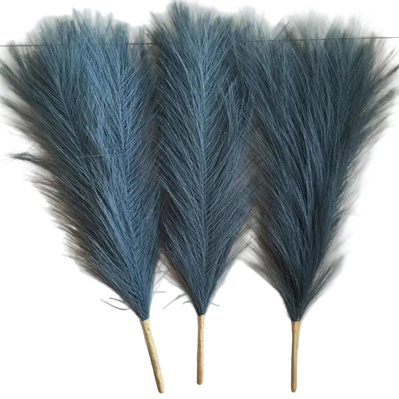 Tejesa 45cm Pampas Grass Simulation  Reed Grass Wedding Decoration Home Bedroom Accessories Wedding Guide Photo PropBackground