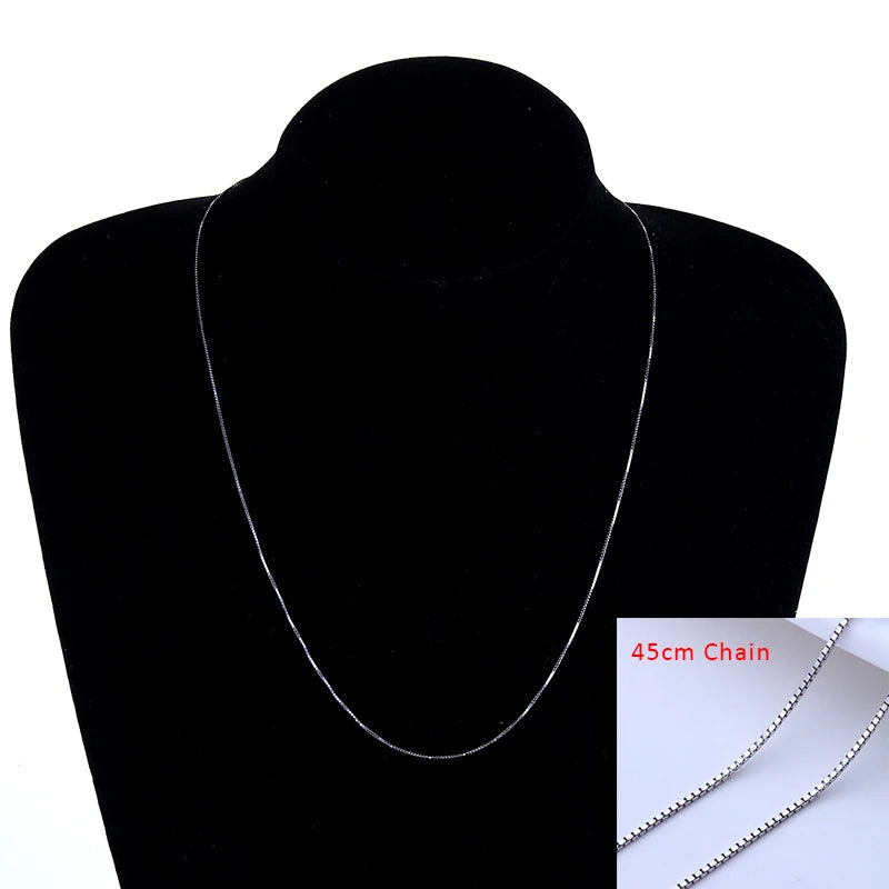 AAA Zircon 100% Natural Freshwater Pearl Pendants For Women Elegant Silver 925 Necklace 45cm Fine Jewelry(No Chain)