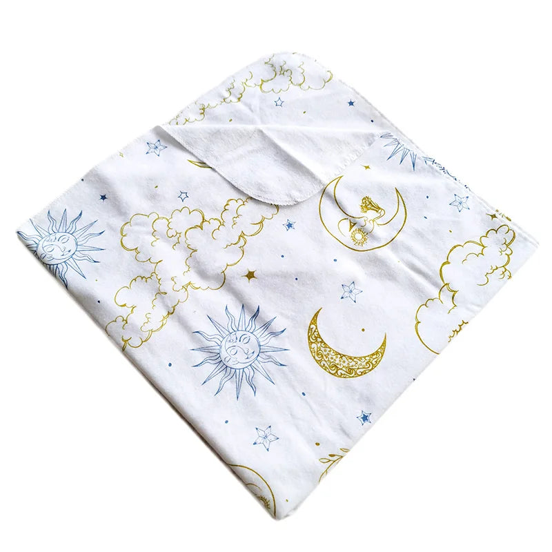 Receiving Baby Blankets Newborn Cotton Flannel Diapers  75X75cm