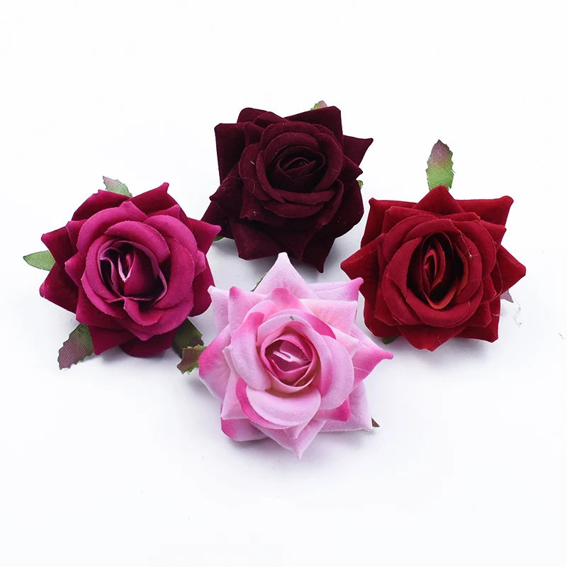 Tejesa 100 pieces  wedding decorative flowers/Roses  wall home decoration accessories Artificial flowers a cap gifts box