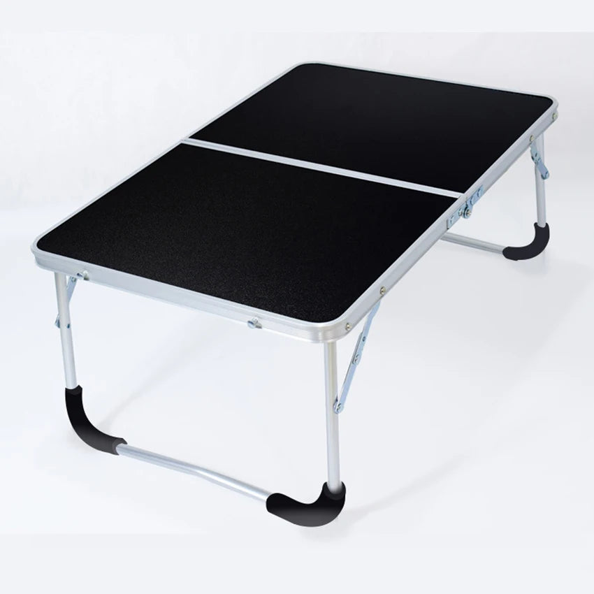 Hemasa Foldable Laptop Desk,Computer Table, Breakfast Serving Bed Tray, Portable Picnic Table, Folds in Half with Inner Storage Space
