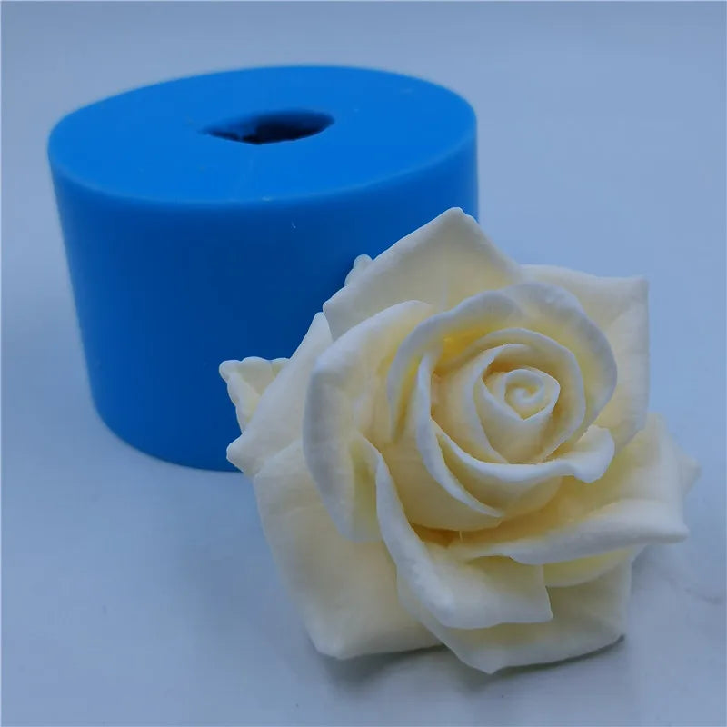 GreatMold 3D Pretty Flower Rose Silicone Mold Bouquet of Roses Soap Molds Epoxy Resin Mold Clay Chocolate Scented Candle Mould
