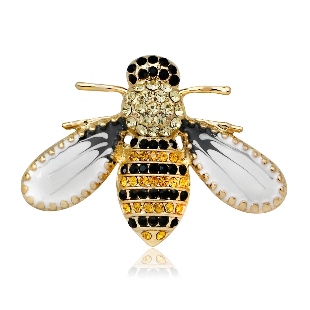 Classic Vintage Bee Brooch Insect Brooches For Women Metal Pins Banquet Party Suit Coat Cap Accessories Fall Winter Unique Gif