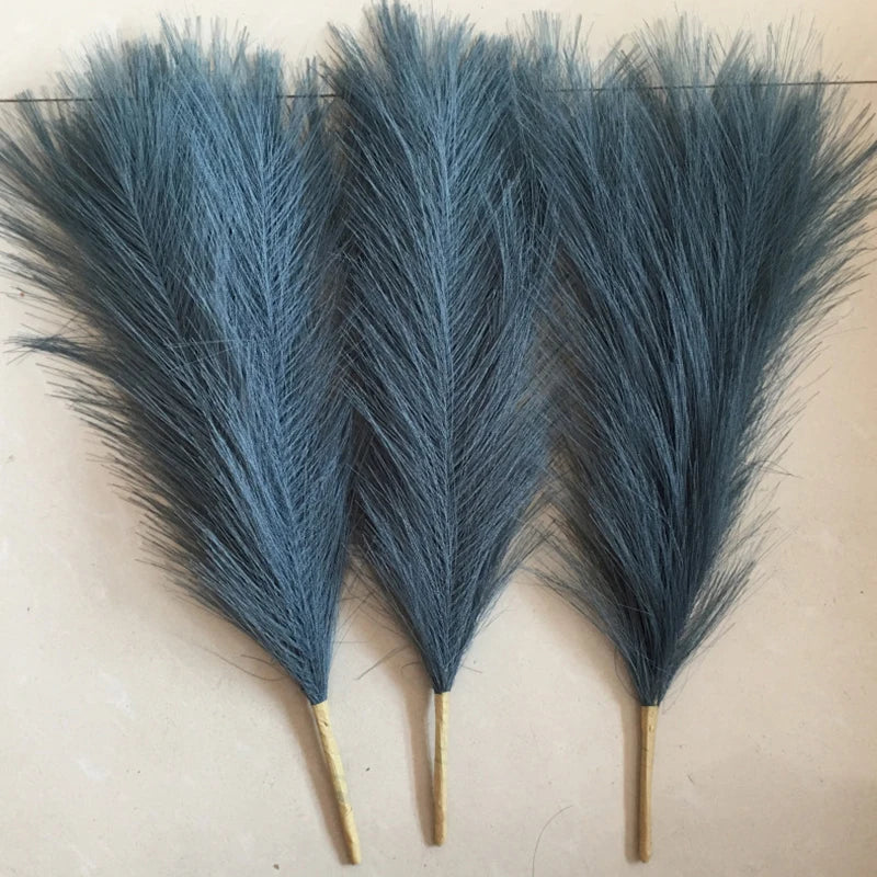 Tejesa 45cm Pampas Grass Simulation  Reed Grass Wedding Decoration Home Bedroom Accessories Wedding Guide Photo PropBackground