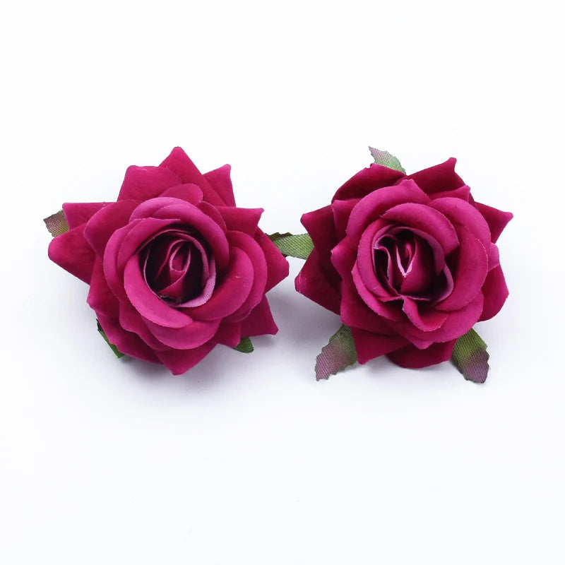 Tejesa 100 pieces  wedding decorative flowers/Roses  wall home decoration accessories Artificial flowers a cap gifts box