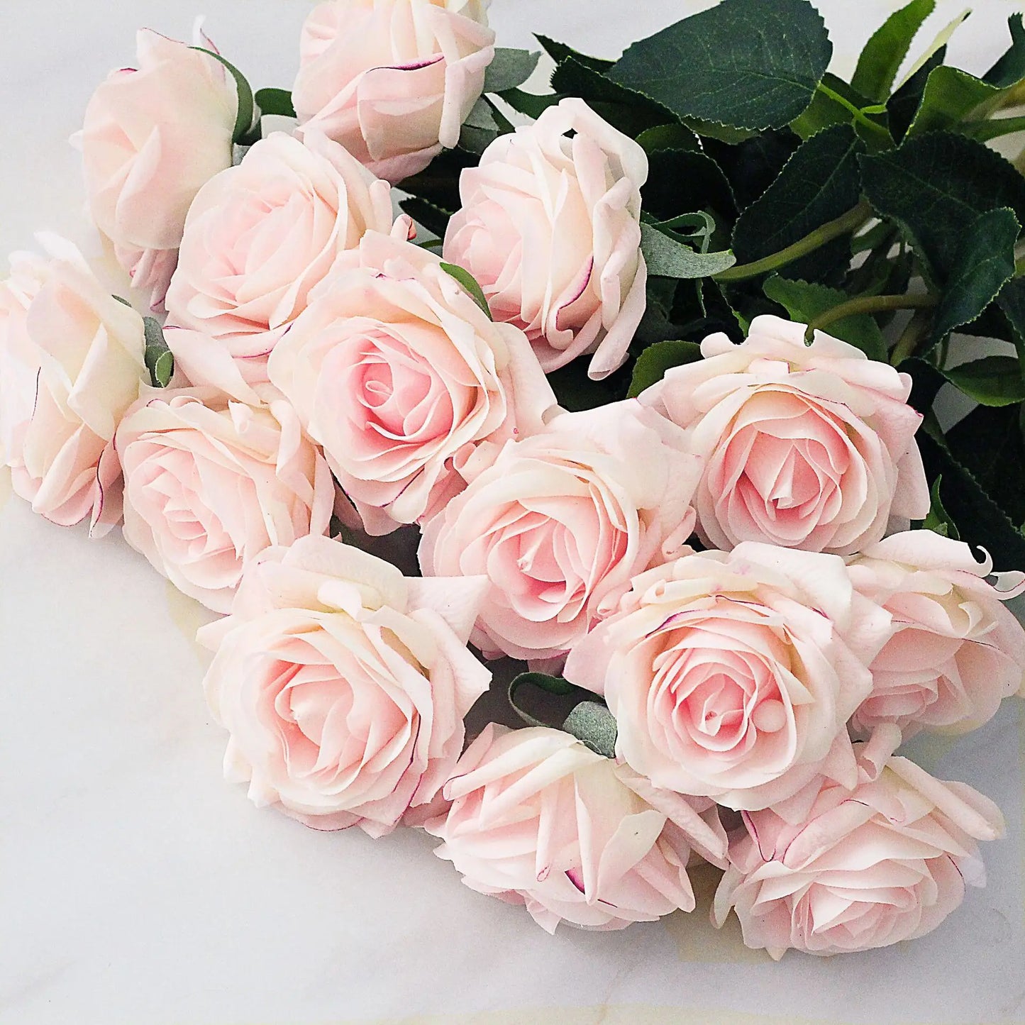 15Pcs/lot High Quality Artificial Flowers Decor Rose Latex Flower Home Decoration Real Touch Rose Wedding Bridal Bouquet Flower