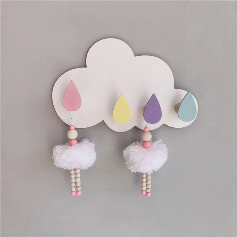 Ballet Dancer Hanging Decoration Nursery Baby Tent Ornament Wooden Beads Girl Room Decor Nordic Photography Props