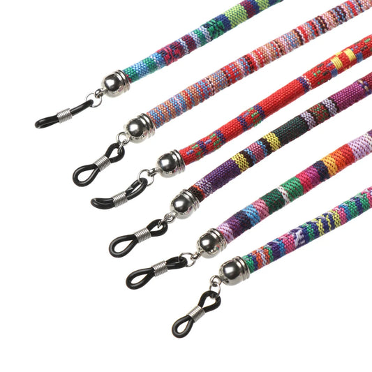Colorful Acrylic Beads Glasses Chain Reading Glasses Cord Holder Anti-lost Rope Vintage Neck Strap Rope for Eyewear Accessories