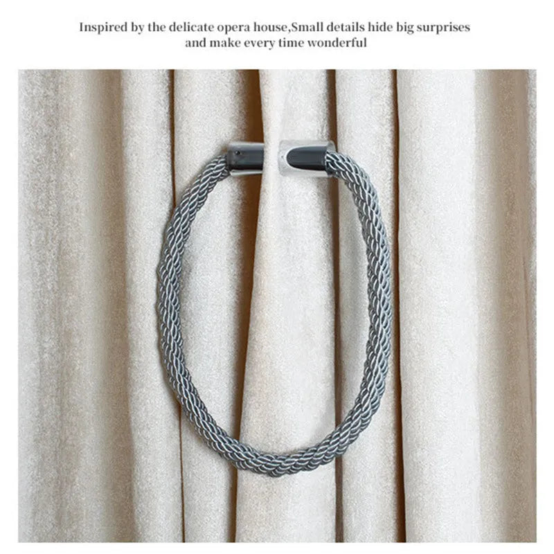 Nordic Style Vintage Magnetic Curtain Tieback for Home Bedroom Living Room Window Curtain