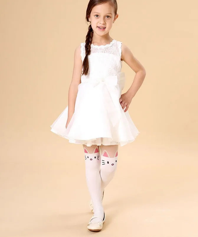 Cartoon Tights for Girls Child Velvet Pantyhose Stockings velvet Dance Tights Girls Cat Stockings Leg Warmer Cute 3-12 Years