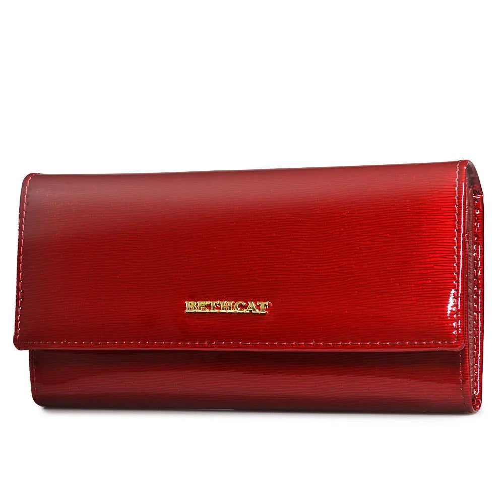 Beth Cat Women Wallets Genuine Leather Coin Purse Famous Brand Long Womens Purses Luxury Brand Card Holder Money Bags